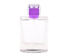 Leerer Parfümflaschensprüher 100ml, Flache Glasflasche, Dekantierflasche Für Die Reise - Lila