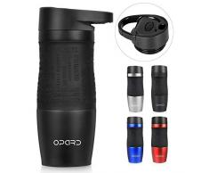 Opard Thermobecher- Travel Mug 350ml- Kaffeebecher to go Thermo- Edelstahl Trinkbecher- Coffee to go Becher- auslaufsicher Autobecher für Heiße und Kalte