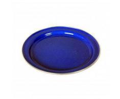 Relags Emaille Teller - flach, 26 cm, blau
