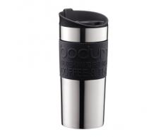 Bodumtravel mug Thermobecher aus Edelstahl (Doppelwandig, Spülmaschinengeeignet, 0,35 liters) Schwarz