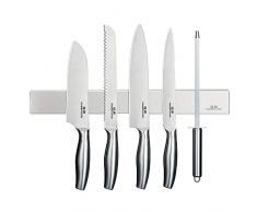 GA Homefavor Edelstahl Messerhalter Magnetisch 40 cm Magnetleiste Messerleiste für eine Aufgeräumte Küche