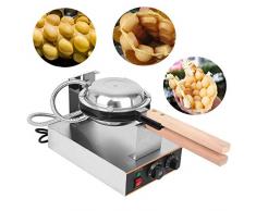 Husuper 220V 1400W Bubble Waffle Maker Edelstahl Ei Waffeleisen 30pcs Egg Waffle Maker Professional Bubble Egg Waffles Cake Machine Waffle Baker
