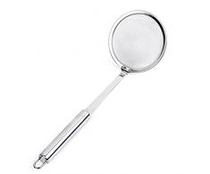 RETON Feinmaschige Edelstahlsiebe, Super Feinmaschig Ölabschäumer Hot Pot Siebschaum und Fett Lebensmittelsieb Küche Werkzeug (1 Stück)