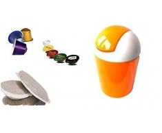 Tischabfallbehälter orange