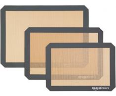 AmazonBasics - Backmatte aus Silikon, 3 Stück