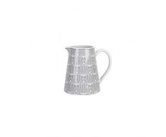Krasilnikoff - Milchkännchen - Blossom - grau, weiß - Porzellan - Höhe: 9,5 cm - 220 ml