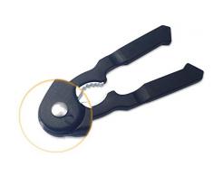 Lumanuby 1x Nussknacker Mehrzweck für Leicht knackende Nüsse Als Pekannuss Haselnüsse Mandeln Walnuss Paranüsse Walnussknacker aus Aluminium und ABS mit ergonomische Griffe