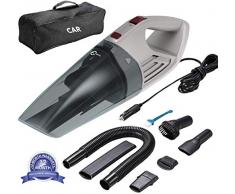 Esky Autostaubsauger, 5000PA High Power Nass/Trocken Tragbarer Handstaubsauger das mit Einer Premium-Metallturbine beladen ist, 500cm Netzkabel und Tragetasche