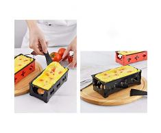 GLOGLOW Mini-Raclette Set, Käseabzieher, antihaftbeschichtet, tragbar, Rotaster Backtablett, kompakt, Küche, Haus, Grillwerkzeug