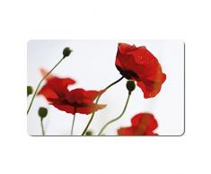 Emsa 509421 Frühstücksbrettchen mit Corn Poppies, Größe: 23.5 x 14.5 cm, Classic
