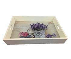 GMMH HOLZTABLETT Flieder 3 er Set LN47-3 SERVIERTABLETT BETTTABLETT TABLETT Holz SERVIERPLATTE