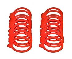 20 Einkochringe / Weckringe / Einmachringe 54x67 mm für Mini-Weckgläser / Rundgläser 60 mm