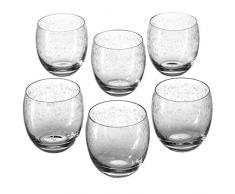 Leonardo Whisky Trinkglas Chateau, Whisky-Gläser mit zartem Muster, modernes Gläser-Set 400-ml Füllmenge, 6-teilig, 061595