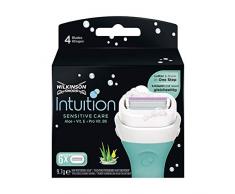 Wilkinson Sword Intuition Sensitive Care Rasierklingen für Damen Rasierer, 6 Stück
