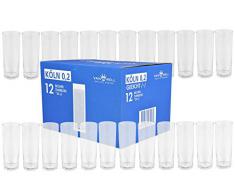 24er Set Kölschgläser 0,2 Liter mit Eichstrich