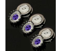 HonFitat 3Pcs Elektro-Rasierer Kopf Rasierklingen Netzwerk-Ersatz Für Philips Hq8