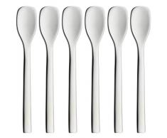 WMF Nuova Espressolöffel Set, 6-teilig, Espressopaddel, spülmaschinengeeignet, L 10 cm, Cromargan Edelstahl poliert