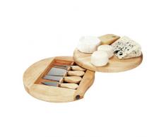 Domoclip MEN28 Plateau Drehbare Käseplatte mit Zubehör