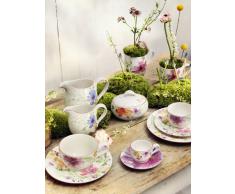 Villeroy & Boch 10-4100-1430 Mariefleur Basic Mokka-/Espresso-Untertasse, 12 cm, Premium Porzellan