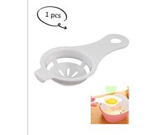 ZESHIZE Eiertrenner,Kunststoff Eidotter-Trenner,Küchenhelfer, Für Zuhause, Küchenwerkzeug,Koch, Essen, Kochutensilien,Weißes (1 pcs)