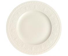 Villeroy & Boch Cellini Frühstücksteller, 22 cm, Premium Porzellan, Weiß