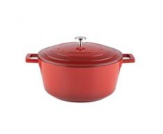 Schmortopf m. D. 28cm, 6.8L Km Keramika Red