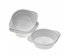 KHE255 Suppen-Schüssel weiß, Plastik, 0,5l, 10 Stk
