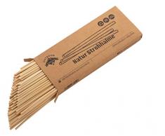 OUTDOOR FREAKZ Natur Strohhalme aus Stroh - Die Alternative zu Papier, Metall oder Bambus - Umweltfreundlich - Nachhaltige Trinkhalme aus Stroh (100)