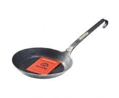 Turk 65524 Eisenpfanne aus einem Stück handgeschmiedet, 24 cm