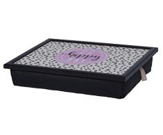 Andrew´s Knietablett Laptray mit Kissen Tablett für Laptop Oh Happy Day