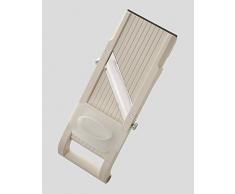 Benriner BN-95W Gemüsehobel Mandoline, 18/10 Edelstahl, Weiß