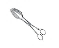 axentia Gebäckzange in Silber, ca. 24 cm lange Küchenzange mit Druckguss verchromt