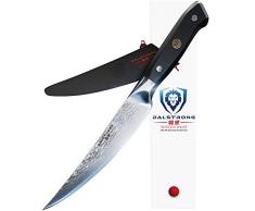 DALSTRONG Filetiermesser - Shogun Series - AUS-10V - Vakuum-Wärmebehandelt – Filet Knife 15,2 cm – Mit Messerscheide – 2 mm Dicke