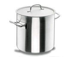 Lacor 50128 Hoher Suppentopf mit Deckel 28 cm
