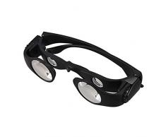 Yun-hangbaihuodian Tragbare Angeln Gläser Full Frame Glas Teleskop Lupe Fernglas Gläser for Outdoor Angeln Jagd Spezialgläser für die Fischerei Teleskop hohe magn (Color : Black)