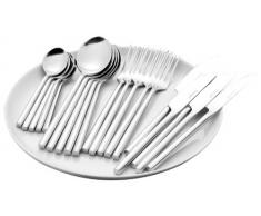 24-teiliges Besteckset Silke, aus Edelstahl 18/0 poliert, geschmiedete Qualität, für 6 Personen