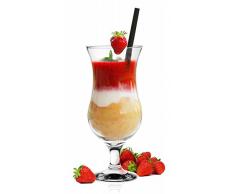 Sendez 6 Stück Cocktailgläser 480ml Hurricane Trinkgläser Cocktailglas Longdrinkgläser