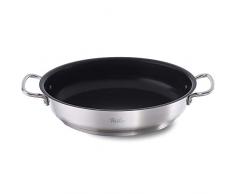 Fissler original-profi collection / Edelstahl-Servierpfanne (Ø 24 cm) beschichtete Pfanne, deckellos, antihaftversiegelt, hoher Rand - alle Herdarten auch Induktion
