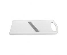 Gurkenhobel weiß, beidseitig schneidend, Hobel Reibe Küchenreibe Küchenhobel Gurkenreibe