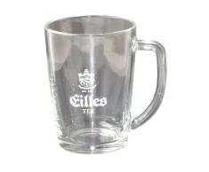 EILLES Tee - 6 Becher aus Glas mit Logo