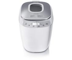 Arendo - Brotbackautomat - Brotbackmaschine 12 Programme - glutenfrei Backen - 700-1000 g - Direktantrieb - Brotbackkammer mit Sichtfenster - Warmhaltefunktion - Antihaftbeschichtung - BPA-frei
