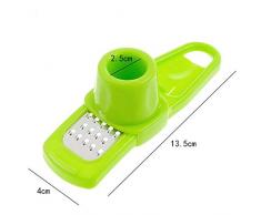 GJZ Knoblauchpressen Ingwer Cutter Kunststoff Schleifwerkzeug Microplaner Hobel Küchenreibe Schleifmaschine