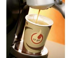 1000 Hartpapierbecher TO GO Becher Pappe beschichtet PAPSTAR 20x50Stück