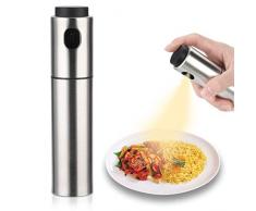Mekta Olivenöl Sprüher für Speiseöl Mister Edelstahl Öl und Essigsprüher Flasche für Barbecue Salat Kochen Backen