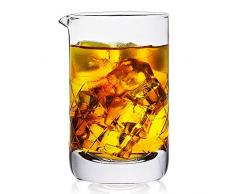 Rührglas, Kristallglas, 570 ml, Premium Bar Mixing Glas, professionelle Qualität 20 OZ farblos