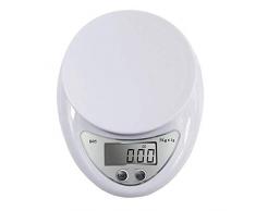 BIYI Hochpräzise Mini-Küchenwaage Elektronische Lebensmittelwaage mit großer Plattform und elektronischer Waage mit LCD-Display