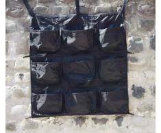 Pflanztasche FLORAL WALL Wandbeet für vertikalen Garten mit 9 wasserdichten Taschen - sehr hochwertig - ideal für Blumen und Pflanzen Aufbewahrung auch für Utensilien aus Küche, Bad und Kinderzimmer