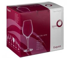 Stölzle Lausitz Exquisit Weißweinkelche, 350ml, 6er Set, spülmaschinenfest: Edle Weingläser von hoher Qualität, stabil und robust