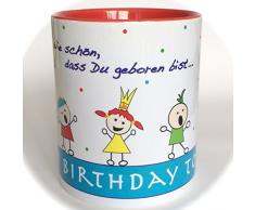 Tasse Geburtstag, Kindergeburtstag, Kindertasse, Tasse Spruch, Tasse Happy Birthday, Geschenkidee Kindergeburtstag, last minute Geschenk, versandfertig