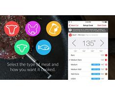 MEATER+ | Neu: Das kabellose, smarte Fleischthermometer mit 50m Reichweite | Für Ofen, Grill, Pfanne und Rotisserie | Perfekter Fleischgenuss via App